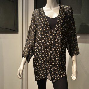 Vintage Farideh Pour Publique Georgette Tunique